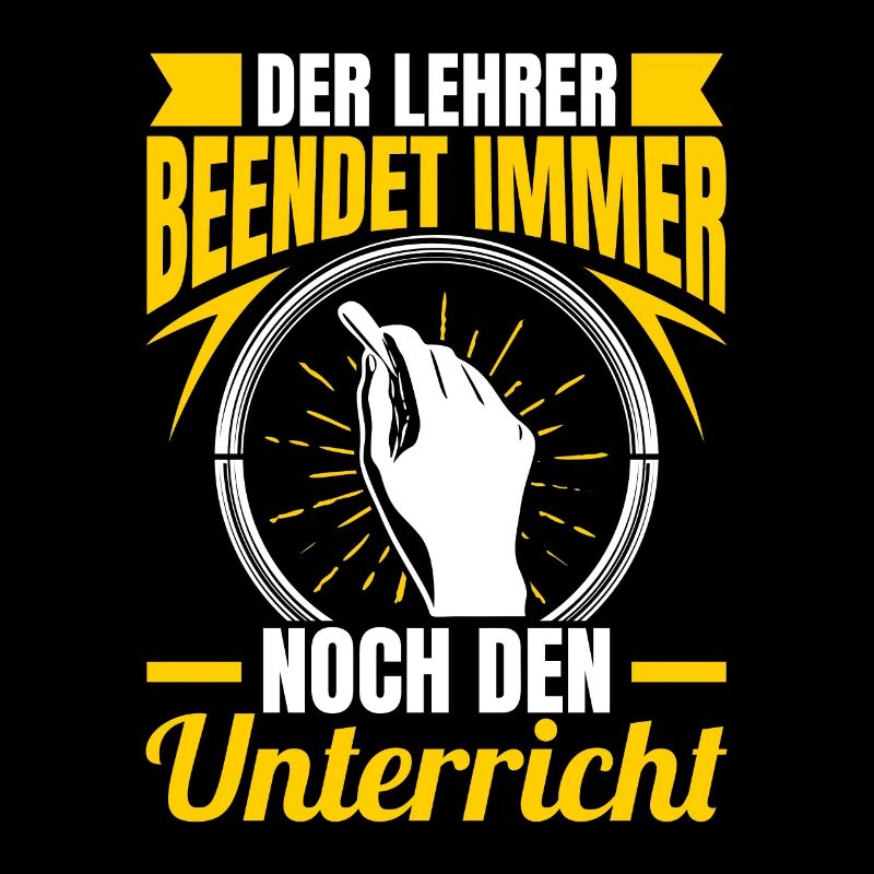 Der Lehrer beendet den Unterricht Spruch