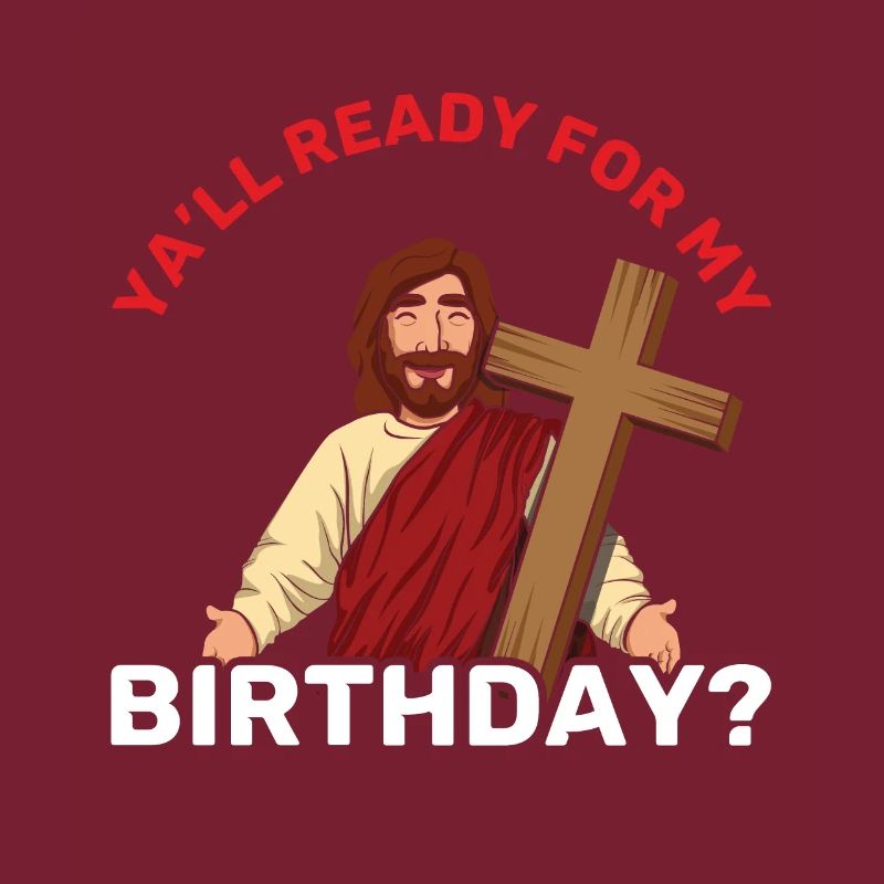 Noël Décembre Croix Joyeuse Naissance Jésus Prêt