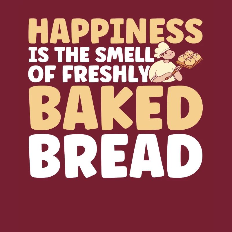 Brotbacken Geschenk Bäckerei Zitat Bäcker
