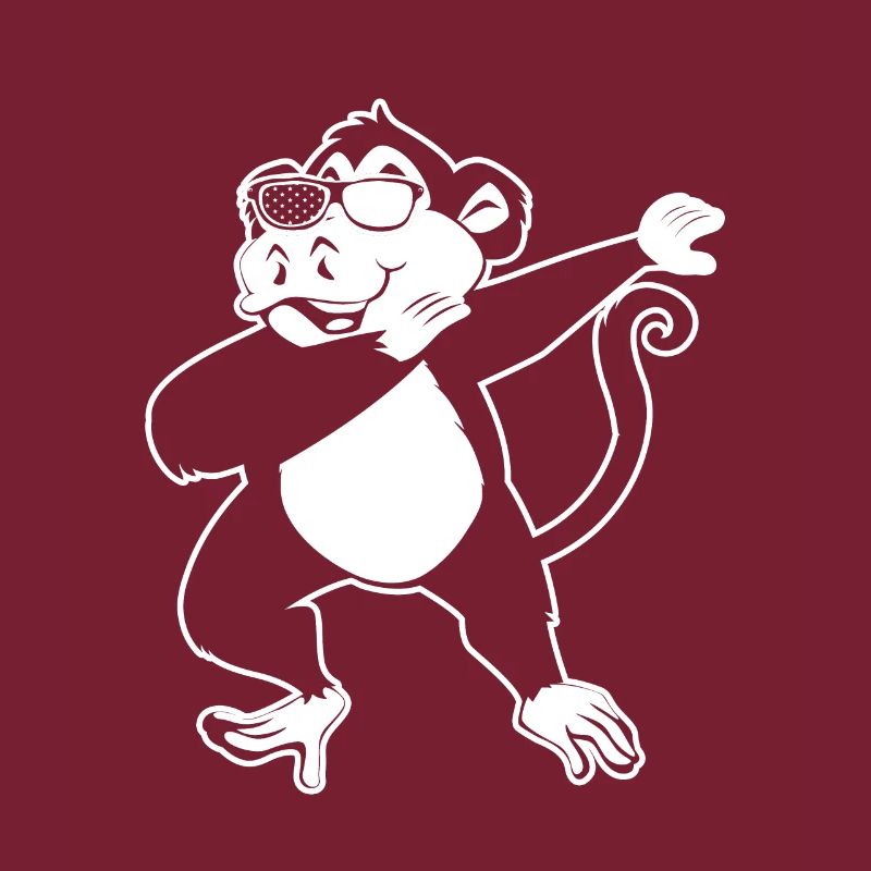 Dab Dance Singe Orang-outan Monkey Lover - Dabbing