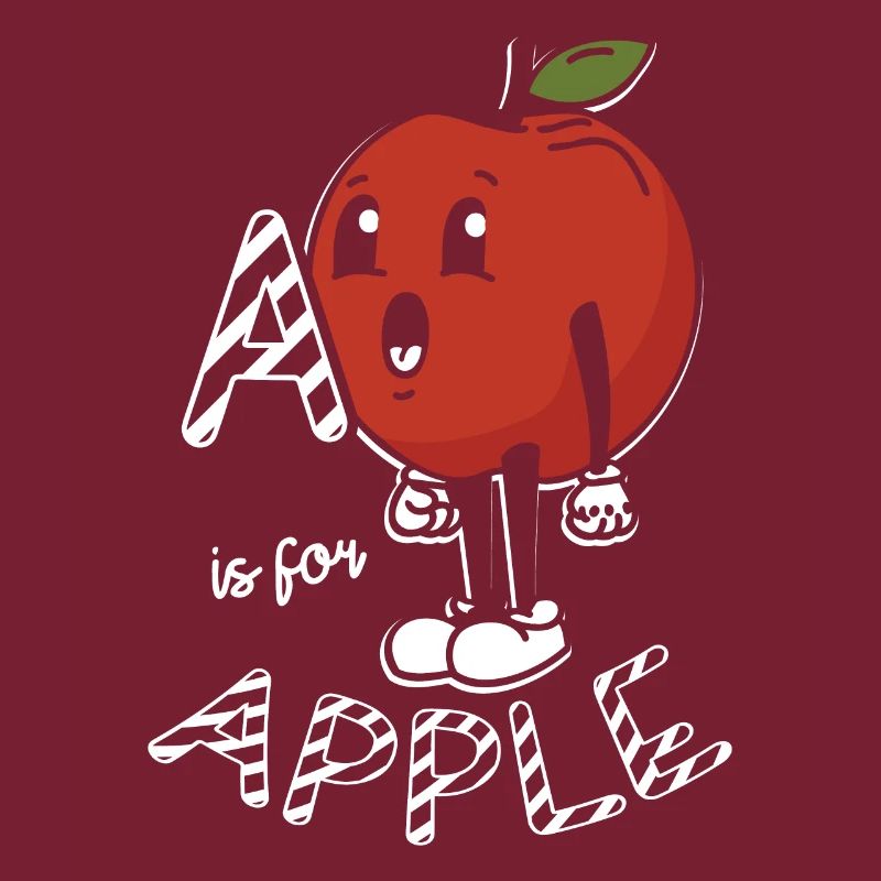 A is for Apple Picker Apple Squad Fruit Lover