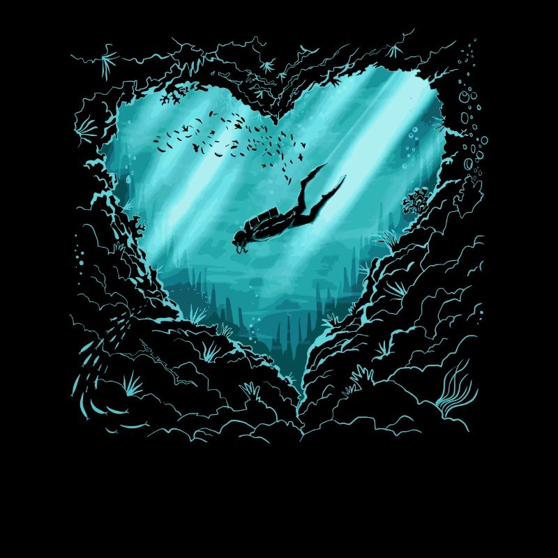 Scuba Diver Diving Ocean Diver