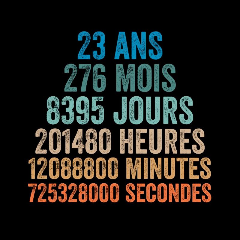 23 Ans Anniversaire - cadeau d'anniversaire