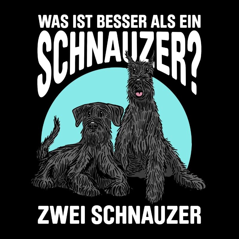 Was ist besser als ein Schnauzer? Zwei Schnauzer