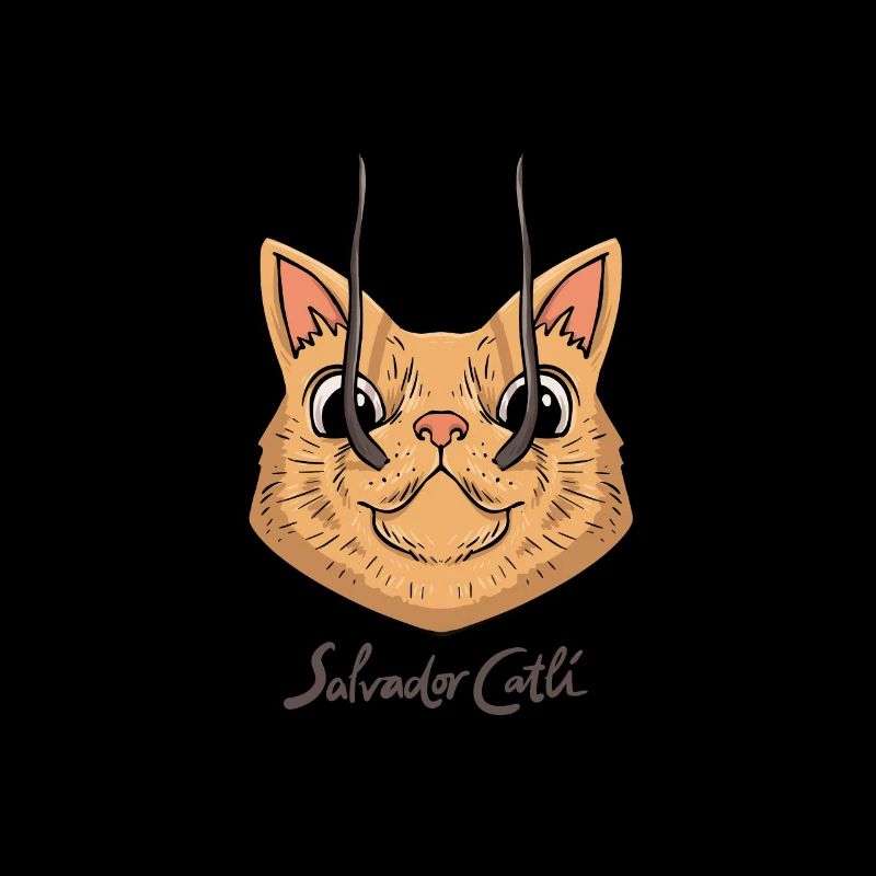 Cat Surrealist Visual Arts Cat for Artists