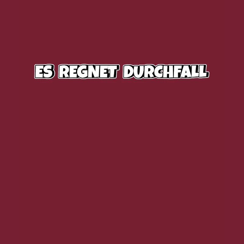 Es regnet Durchfall