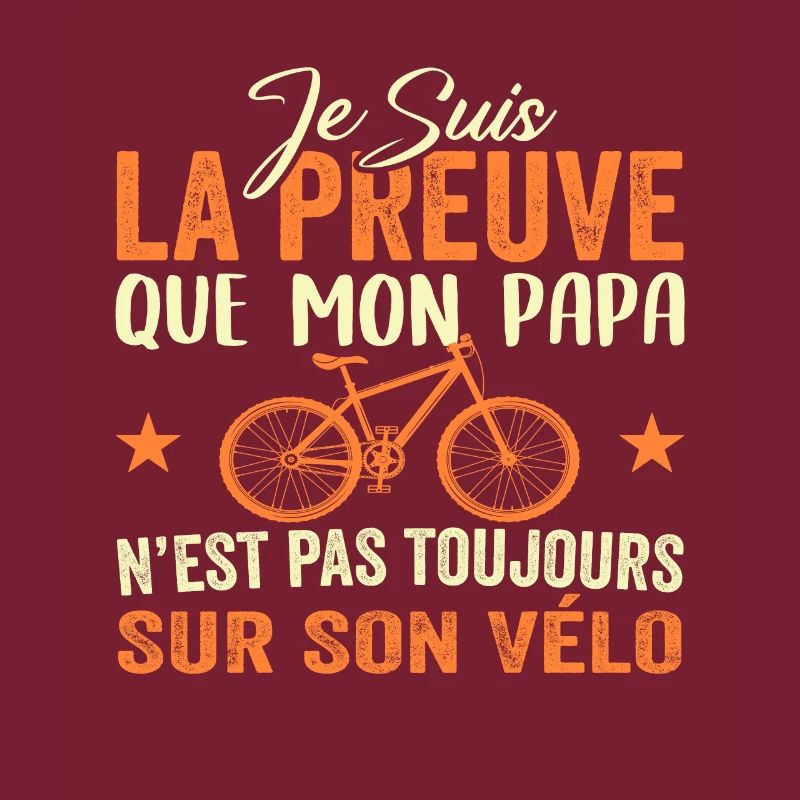 Papa cycliste cyclisme Bébé Nourrisson Naissance
