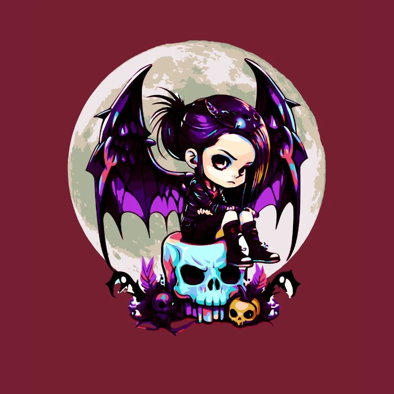 Cute Goth Bat Wing Gothic Grufti