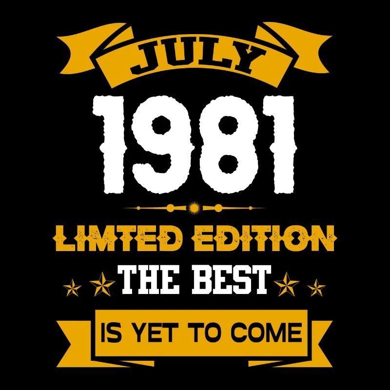 Juli 1981 Geburtstagsgeschenk
