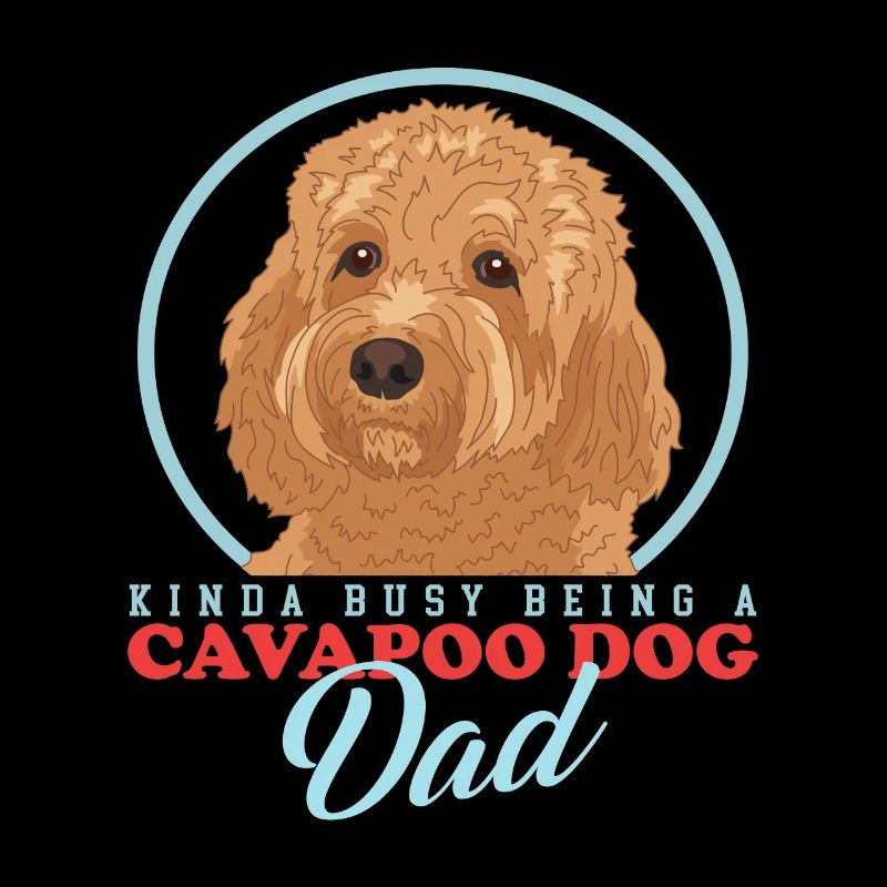 Cavapoo Papa Chien Chien Propriétaire Cavoodle Cadeau