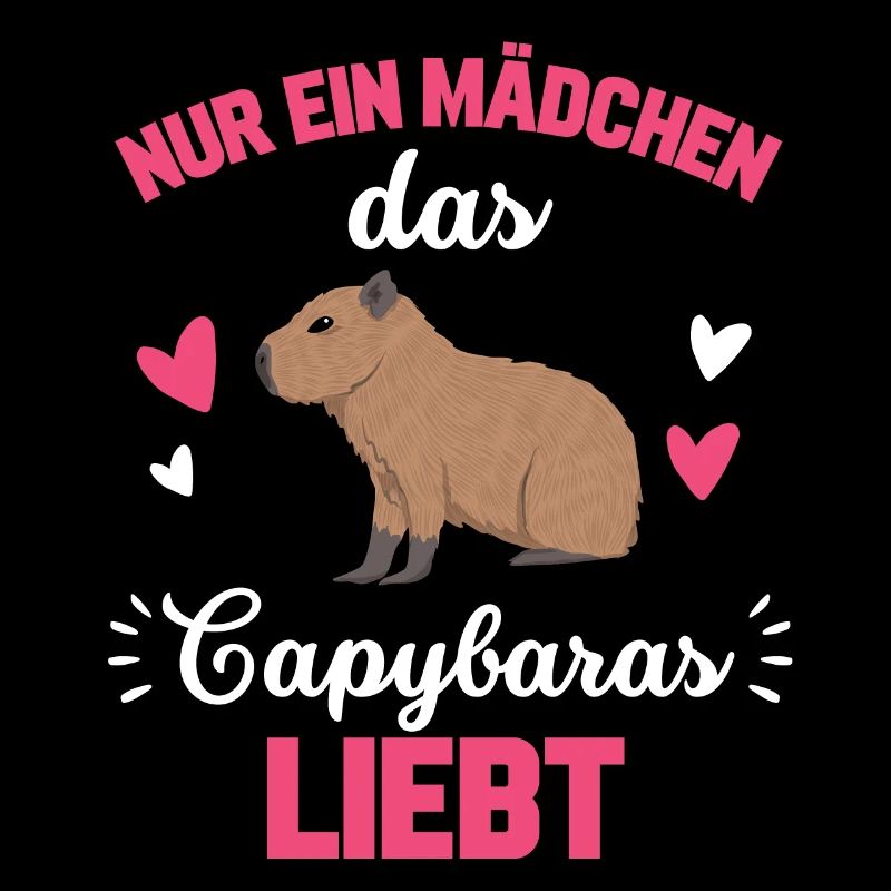 Capybara Mädchen Geschenk Niedliches Capybara