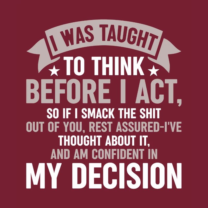 was taught to think sarcastically
