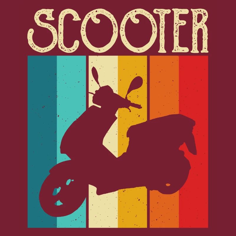 Roller Rollerfahrer Motorroller