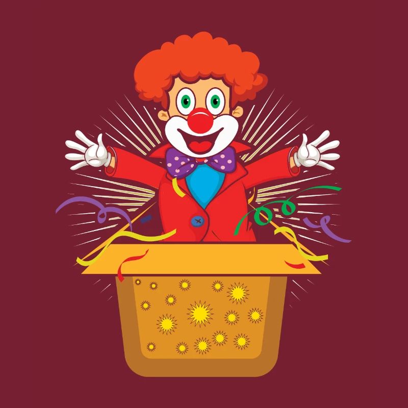 Carnival Clown Jester Circus Cute Hello
