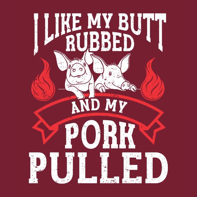 BBQ Pulled Pork Schwein Grill