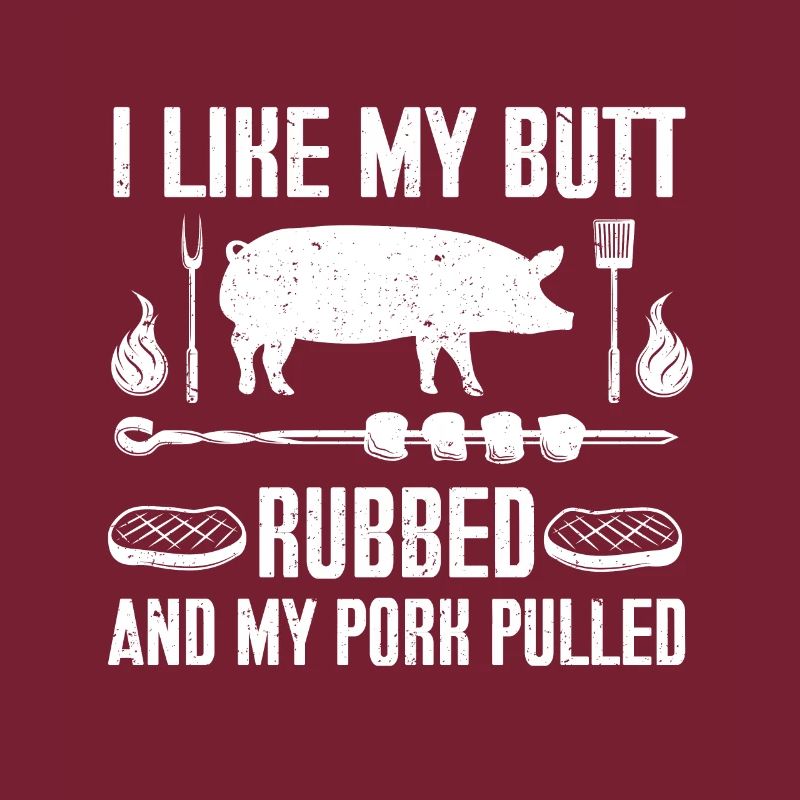 BBQ Pulled Pork Schwein Grill