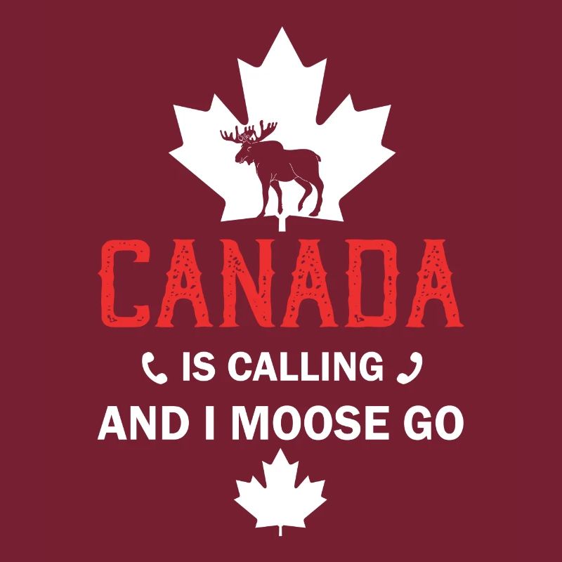 Orignal du Canada Drapeau canadien Feuille d’érable