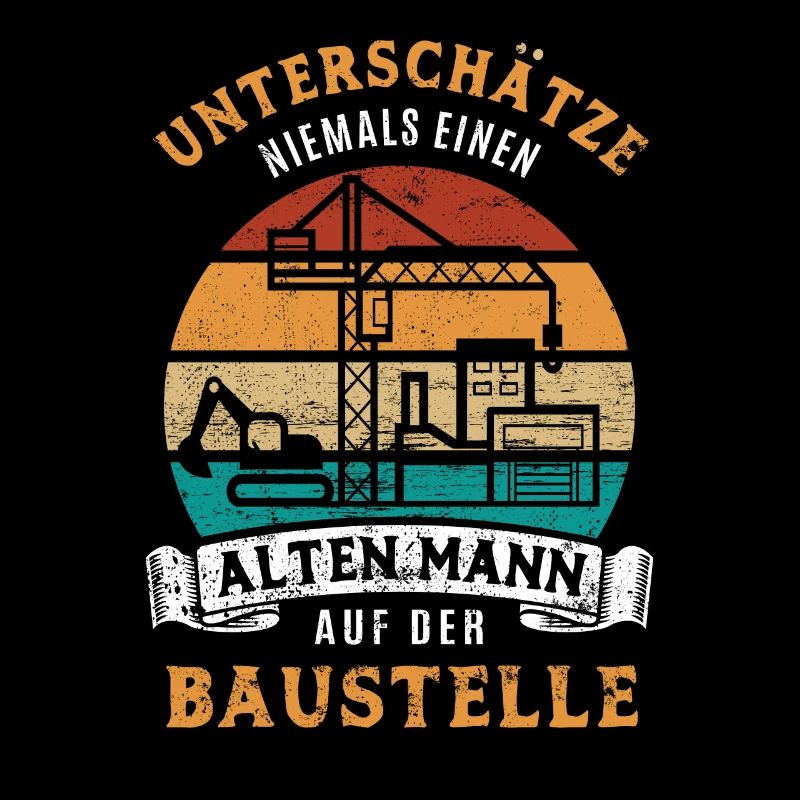 Unterschätze nie einen alten Mann auf Baustelle