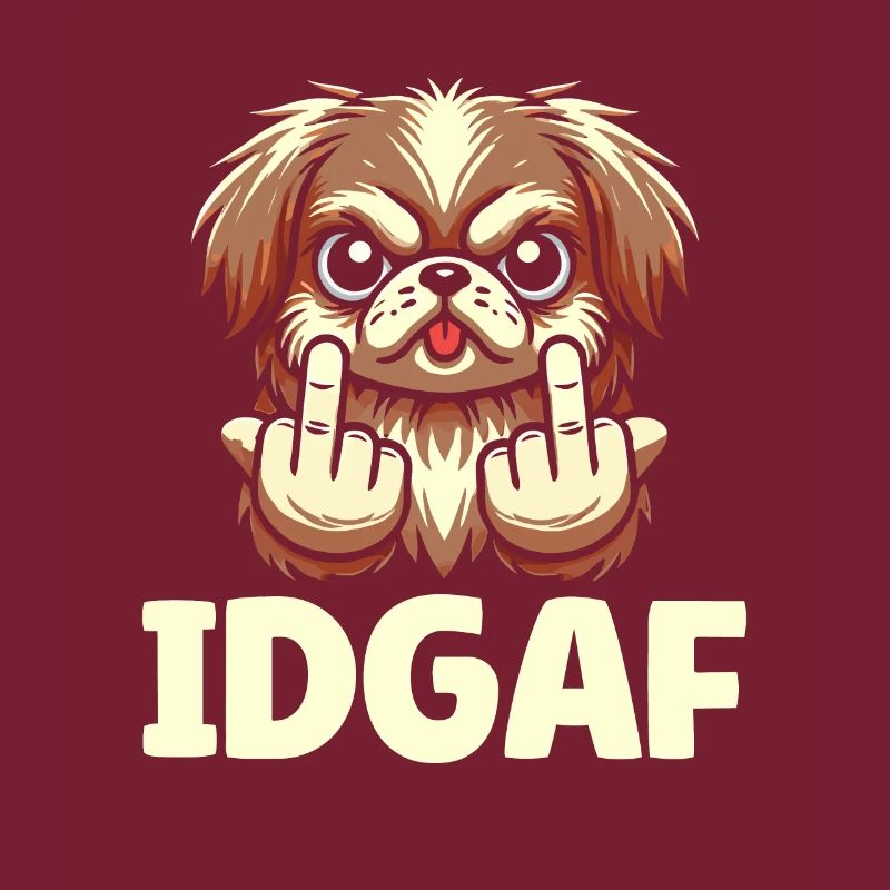 Pekingese Idgaf
