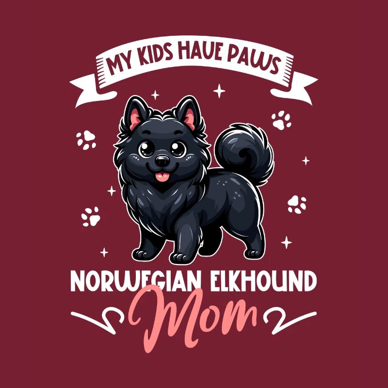 Norwegian Elkhound Mom