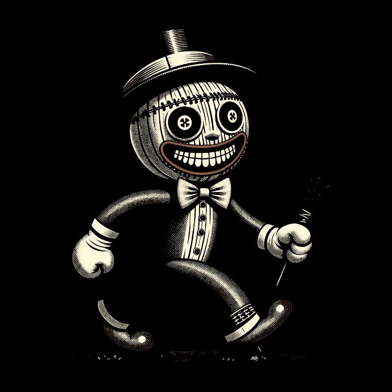 Voodoo Doll Scary Disguise Gothic Style