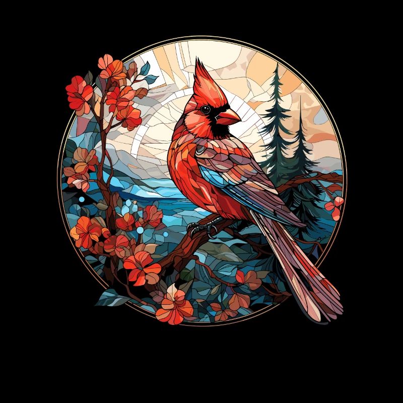Cardinal Vogel rouge