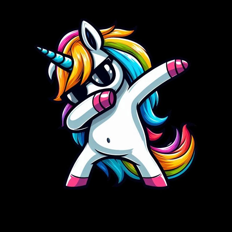 Einhorn Tupfende Überraschung Regenbogenmädchen