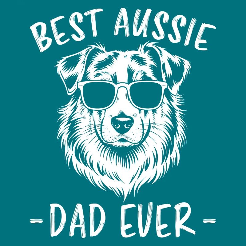 Australian Shepherd Dad Funny Aussie Gift