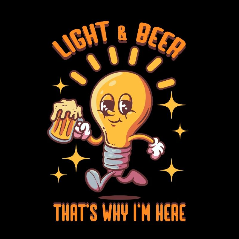 Lighting technicians, light and beer