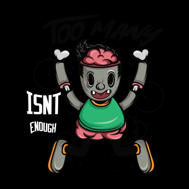 Hey! Get This Unique Detailed Tee Saying Too Many