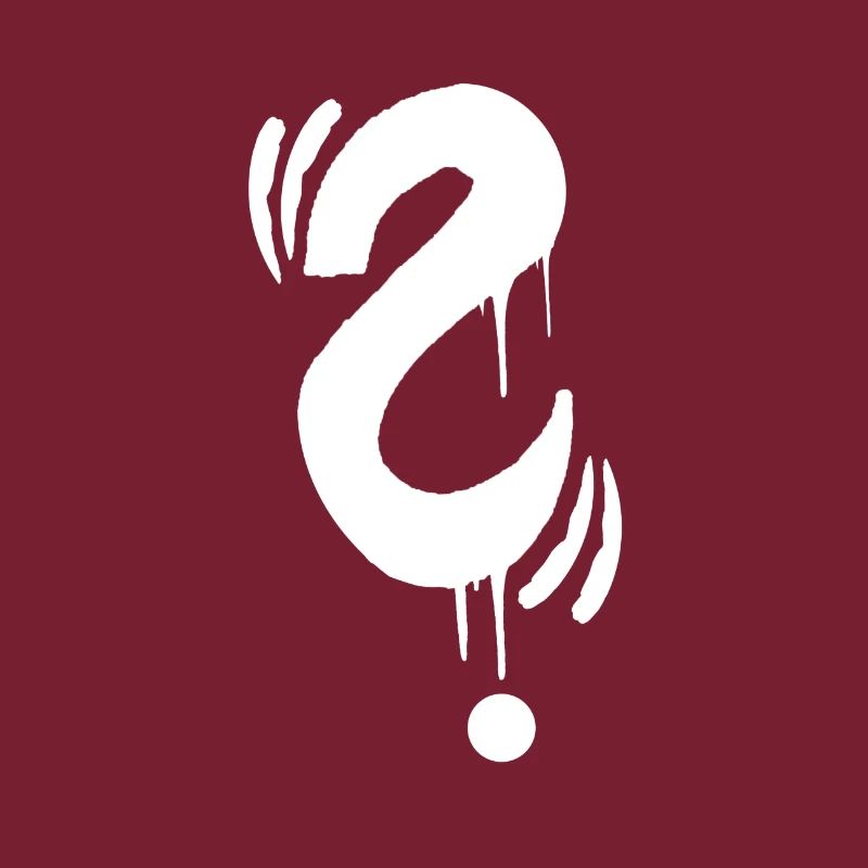 Graffiti question mark