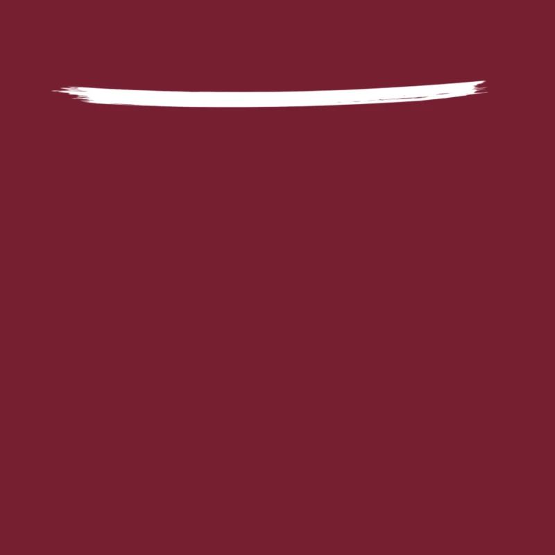 White brush stroke curved