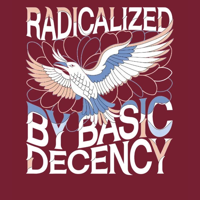 Radicalized by Basic Decency Statement Kunst