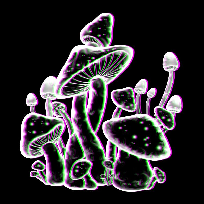 Pilze "Glitch" Effekt