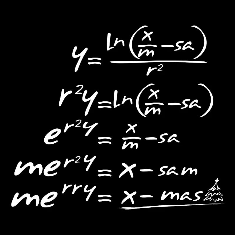 Frohe Weihnachten Gleichung