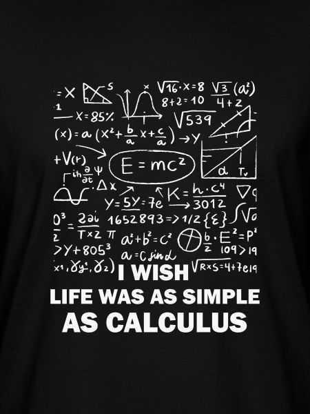 Citation mathématique J’aimerais que la vie soit aussi simple que le calcul