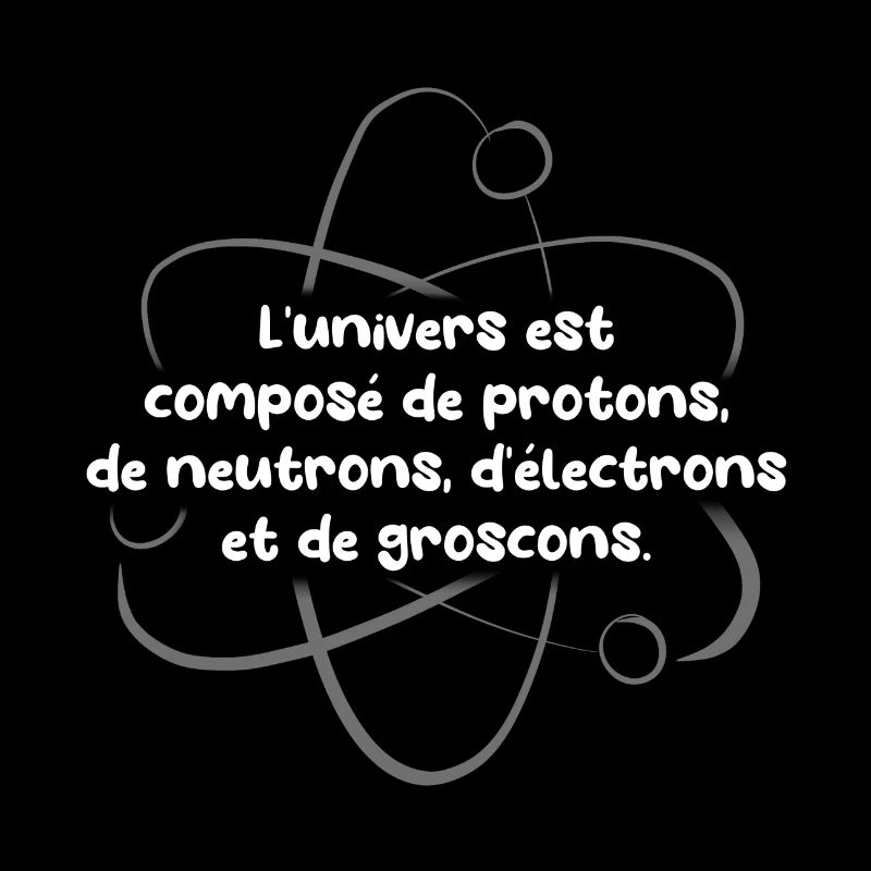 Composition de l'univers - cadeau amusant