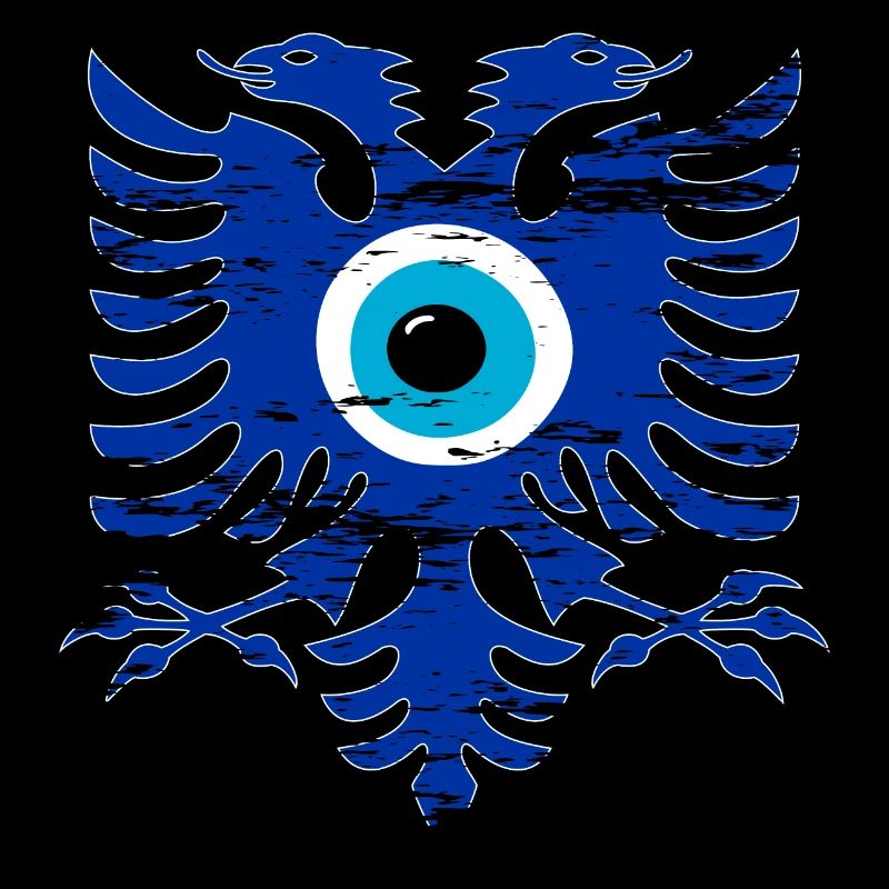 Drapeau de l’Albanie Amulette Nazar utilisée