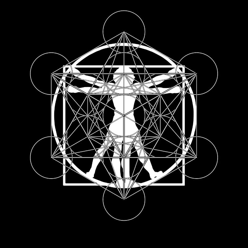 Géométrie sacrée du cube de Da Vinci Metatron