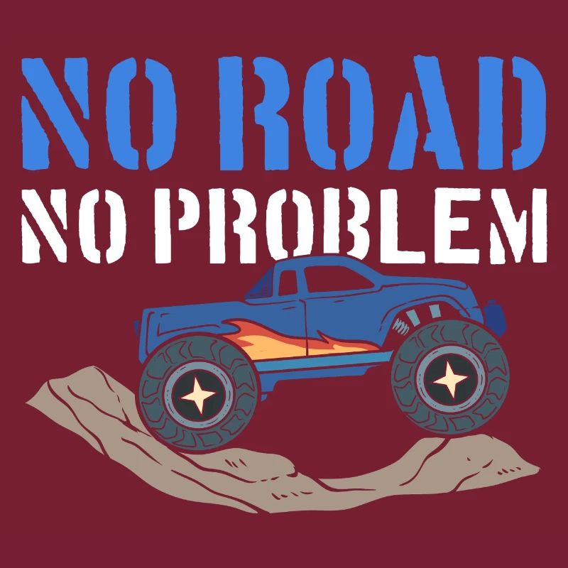 No Road No Problem Rennfahrer