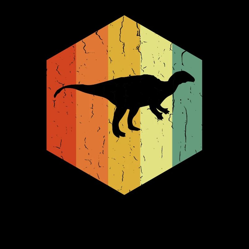 Distressed Plateosaurus Plateosaurus Hexagon