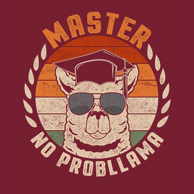Vintage Master No Probllama Pour Master Diplômé