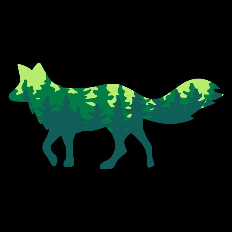 Fuchs Wildlife Fox Forêt de sapins
