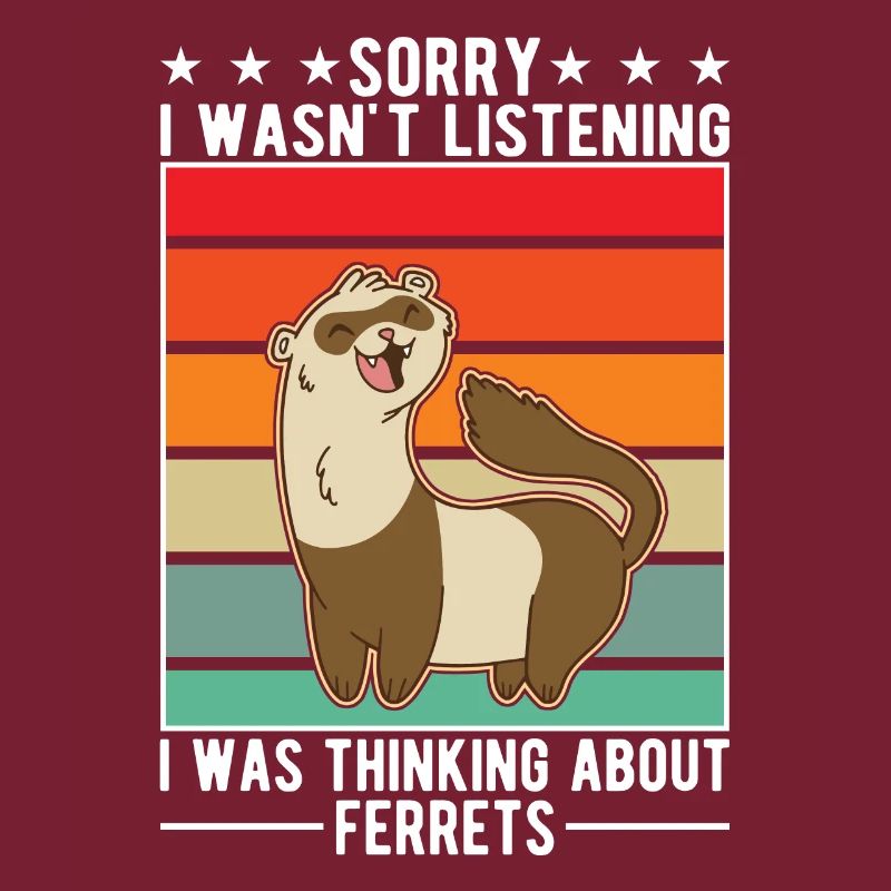 Frettchen Liebhaber Ferret Geschenk