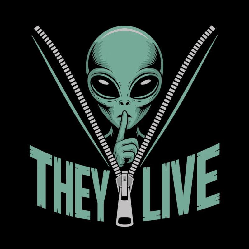 Extraterrestre dans une fermeture éclair – ils sont vivants