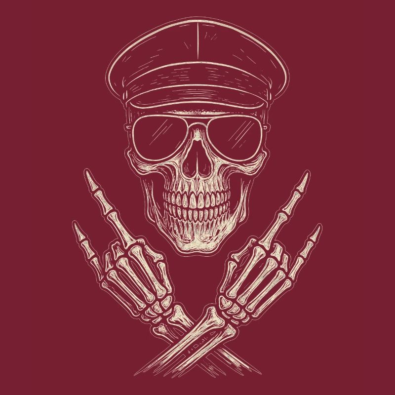 Rock Music, Skull, Rock Hand, Heavy Metal