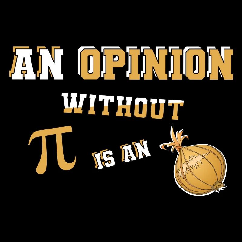 Mathe Physik Pi Zwiebel Onion Design Geschenkidee