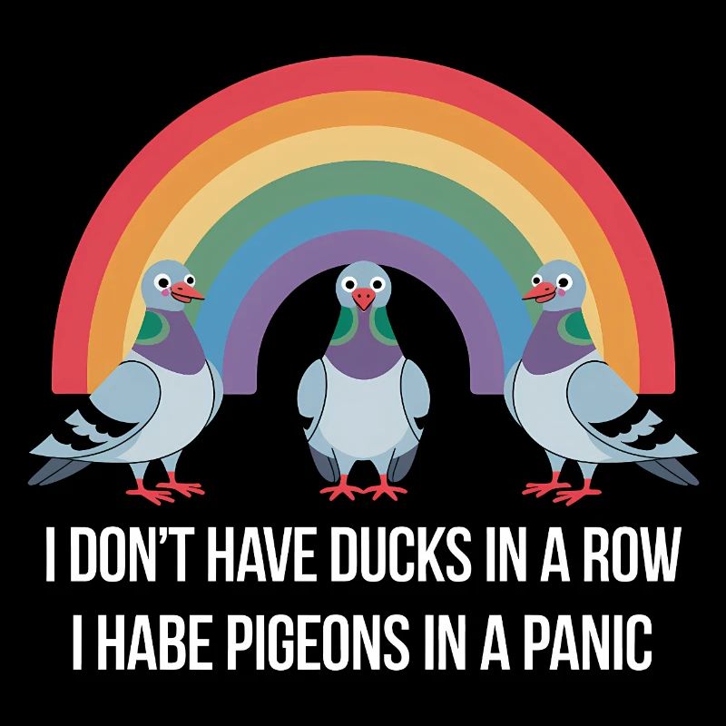 Pigeon Panic Humor Spaß