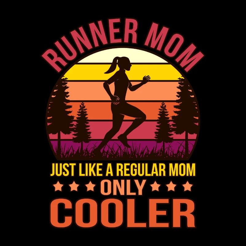 Läufer Mom Definition Halbmarathon Running Lover