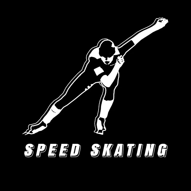 Speed Skating Eisschnellauf Shirt Geschenk